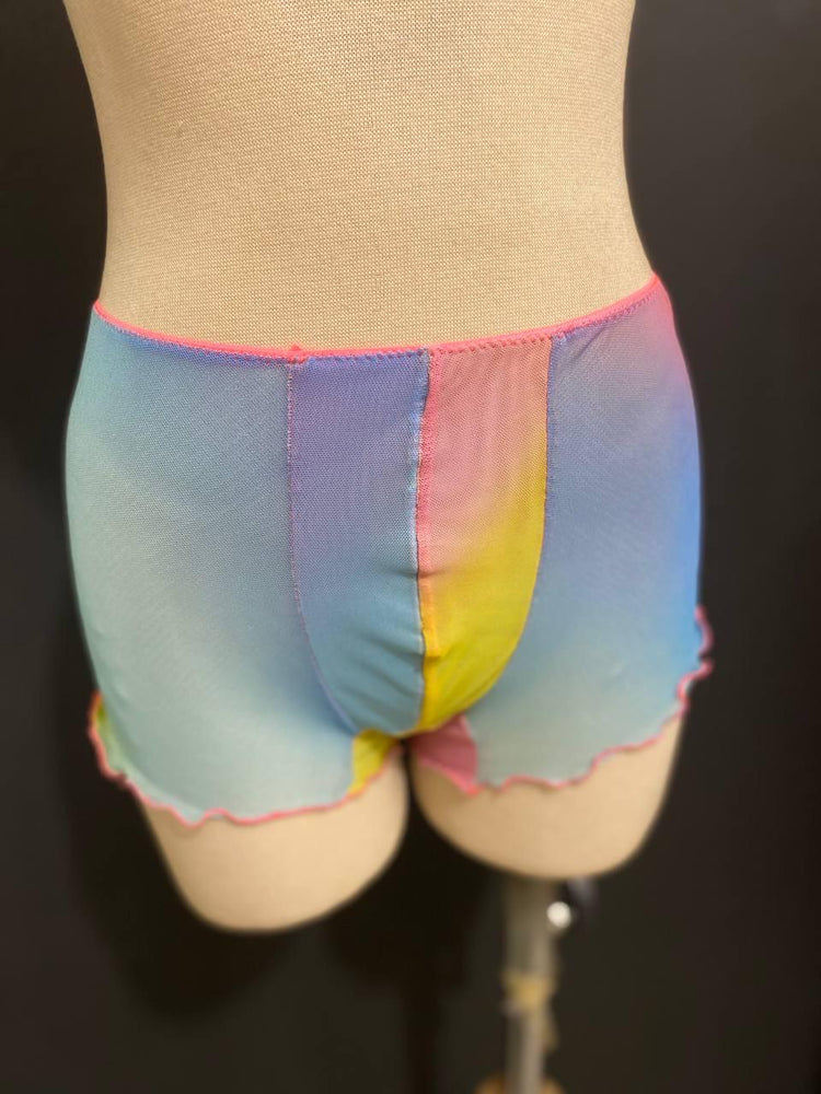 Pastel Mesh Boxer Briefs | Handmade Sheer Underwear