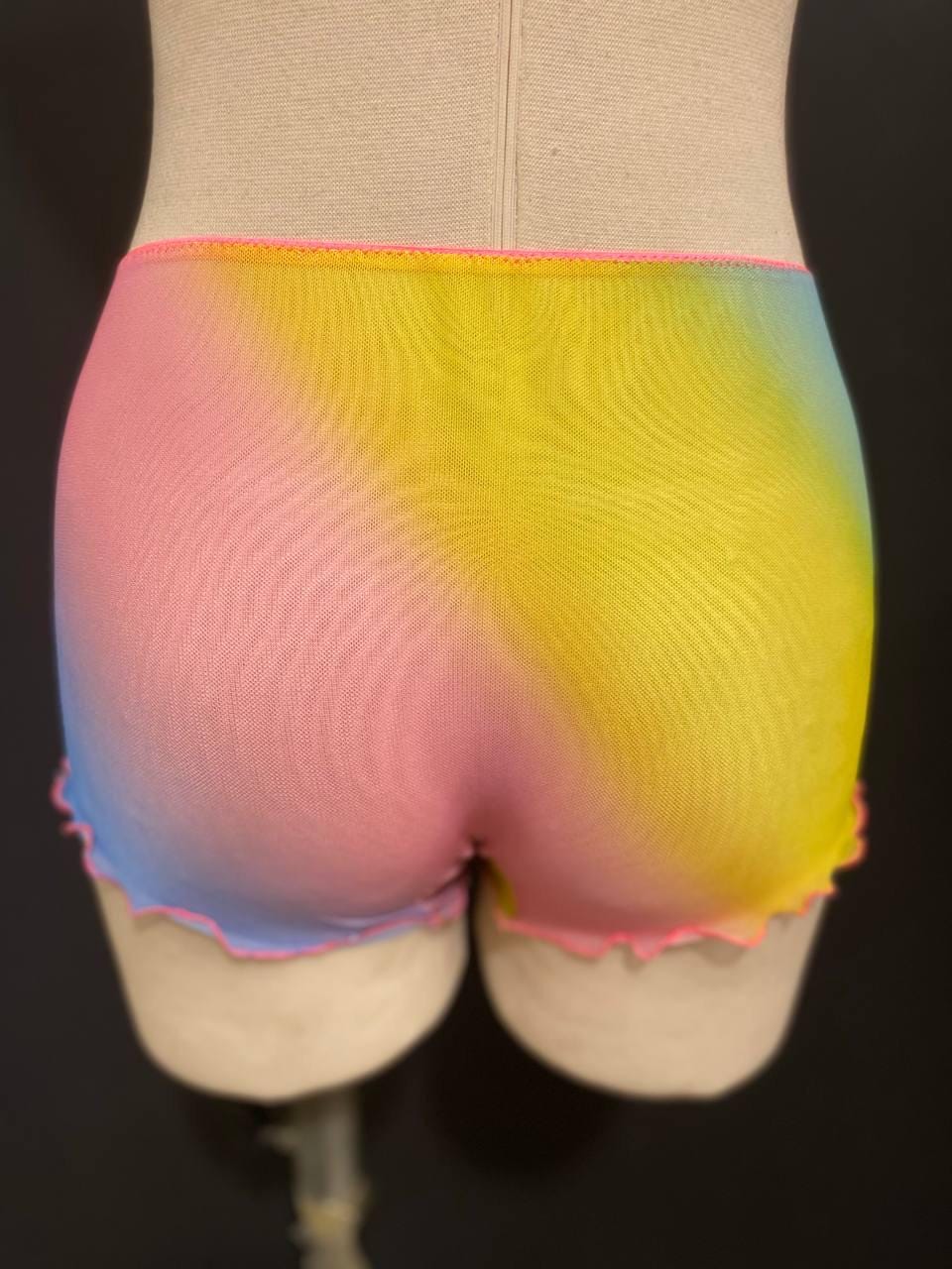 Pastel Mesh Boxer Briefs | Handmade Sheer Underwear