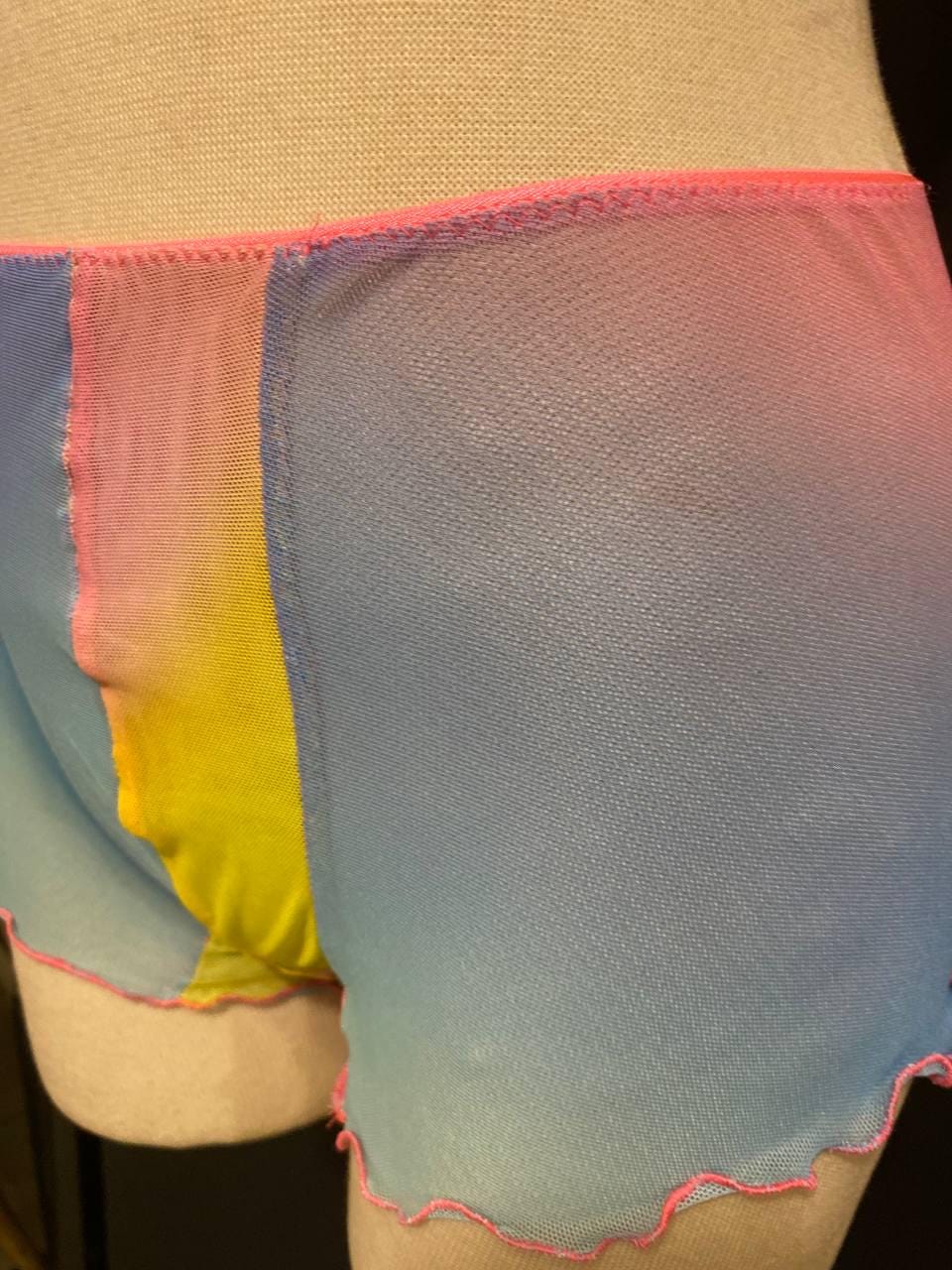 Pastel Mesh Boxer Briefs | Handmade Sheer Underwear