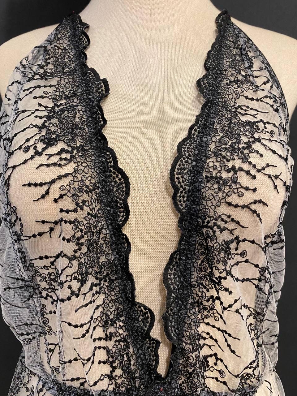 Luxury Sheer Lace Babydoll Lingerie | Open Back Teddy | Bridal Lingerie | Honeymoon Nightwear | Handmade Romantic Bodysuit