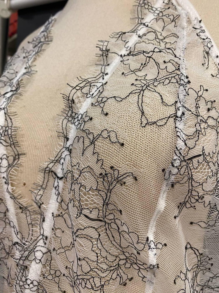 French Eyelash Lace Romper, Bridal Teddy,  Handmade Honeymoon White Lingerie
