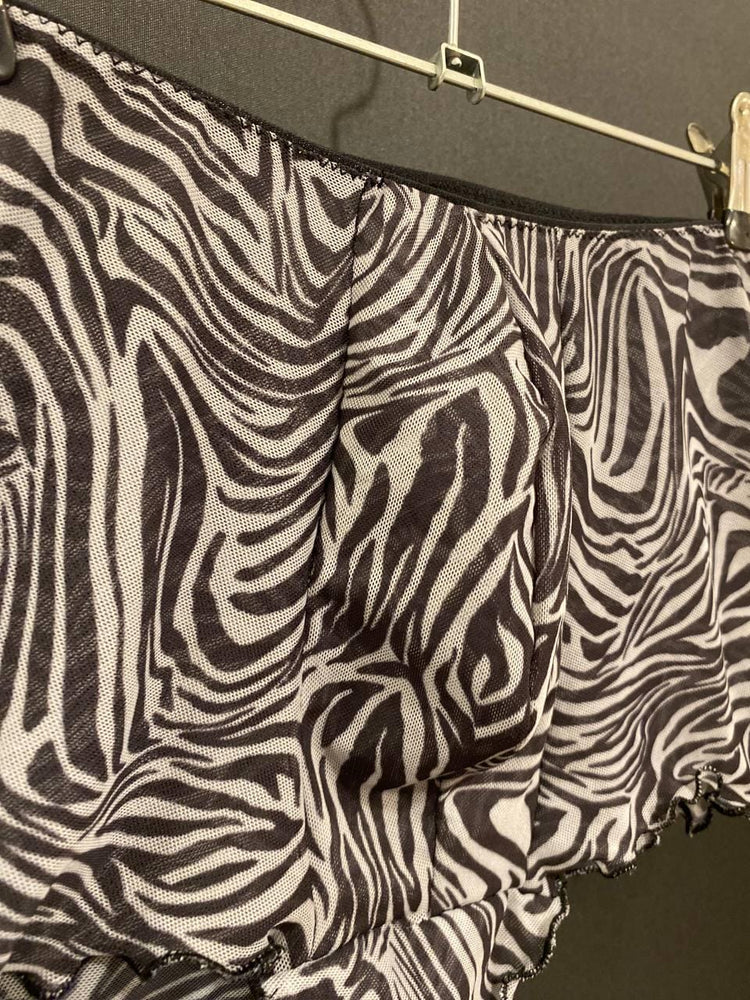 Zebra Mesh Boxer Briefs | Handmade Sheer Men’s Lingerie