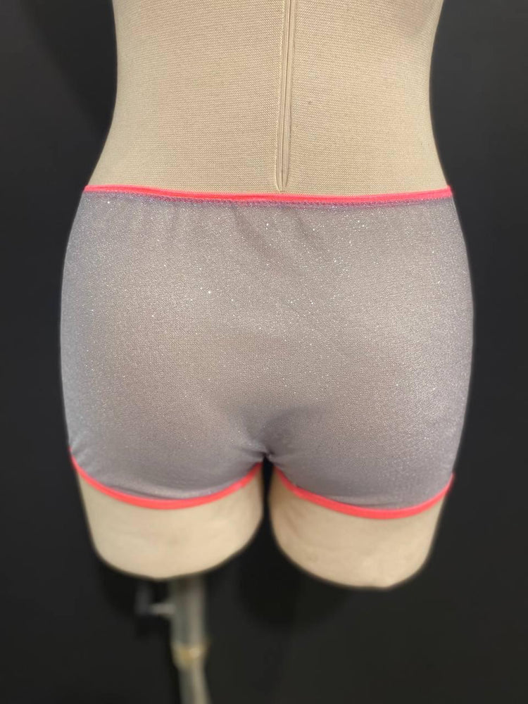 Sheer Glitter Men’s Boxer Brief | Luxury Lurex Mesh Underwear | Handmade Designer Boxer | Transparent Festival Lingerie