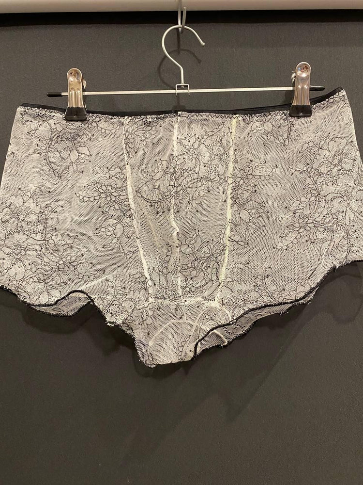 French Lace Men’s Boxer Brief | Luxury Sheer Mesh Underwear | Handmade Designer Lingerie | Transparent Lace Boxer | Gift for Him