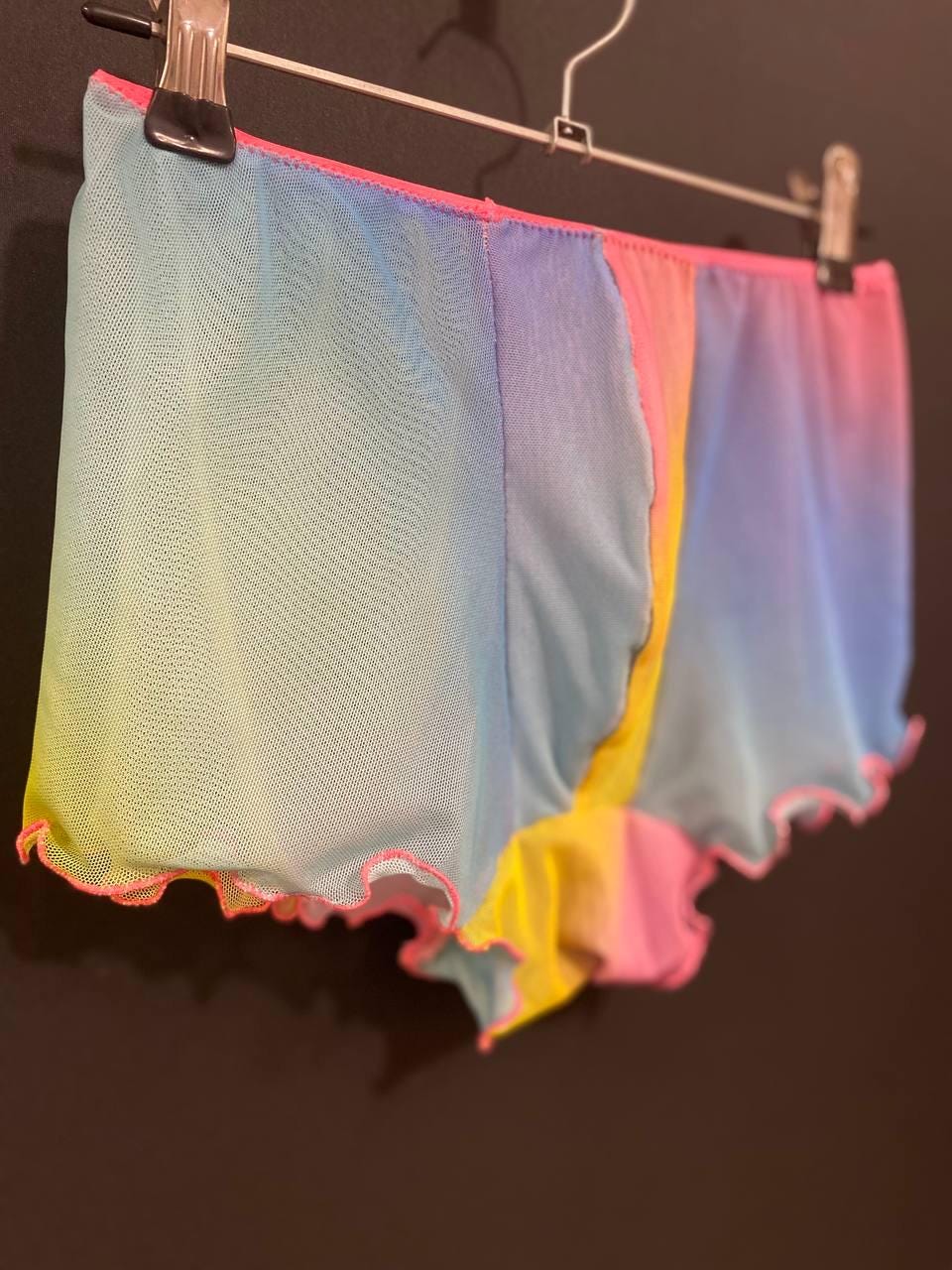 Pastel Mesh Boxer Briefs | Handmade Sheer Underwear