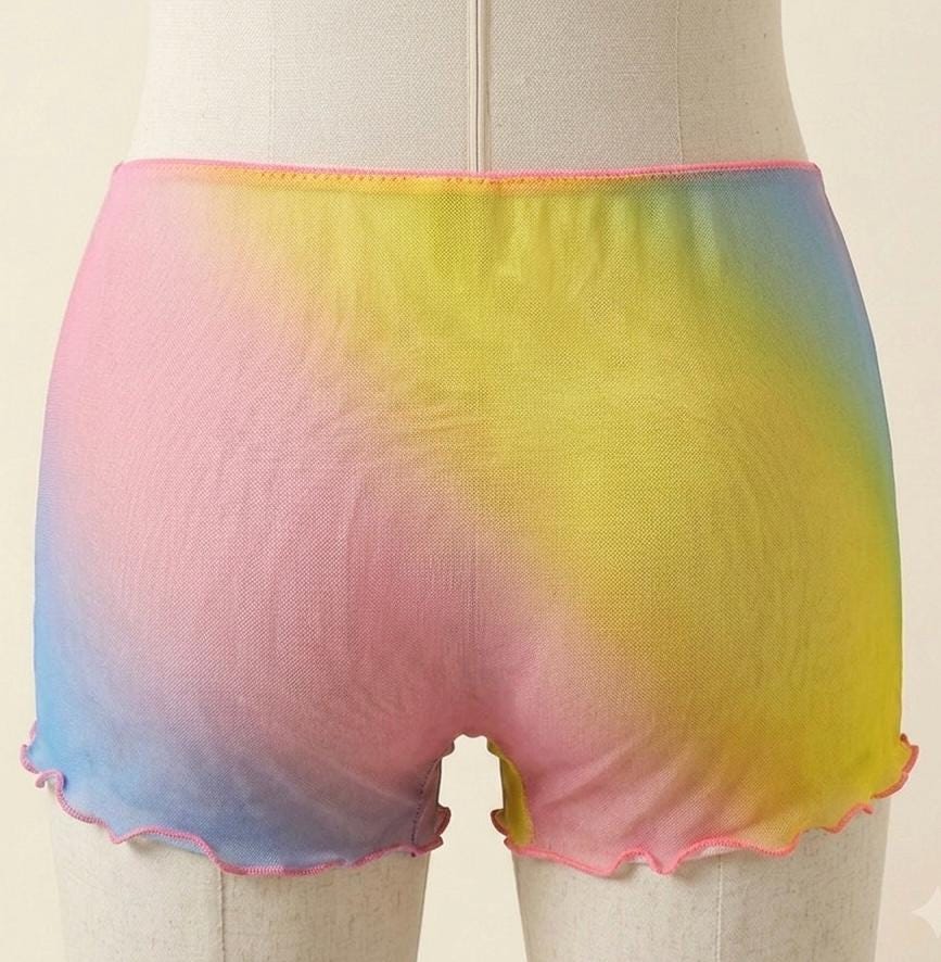 Pastel Mesh Boxer Briefs | Handmade Sheer Underwear