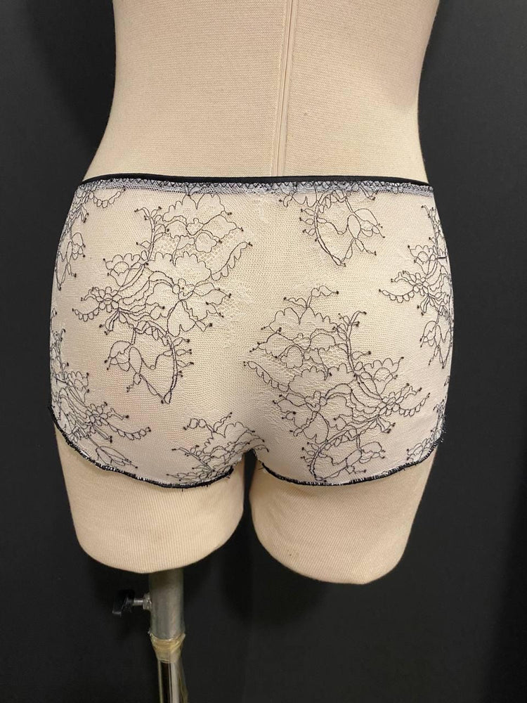 French Lace Men’s Boxer Brief | Luxury Sheer Mesh Underwear | Handmade Designer Lingerie | Transparent Lace Boxer | Gift for Him